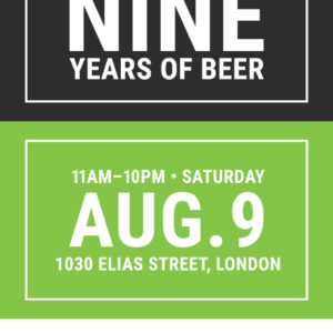 9 Years of Beer Anniversary Party Ticket