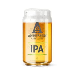 Anderson IPA Can Glass